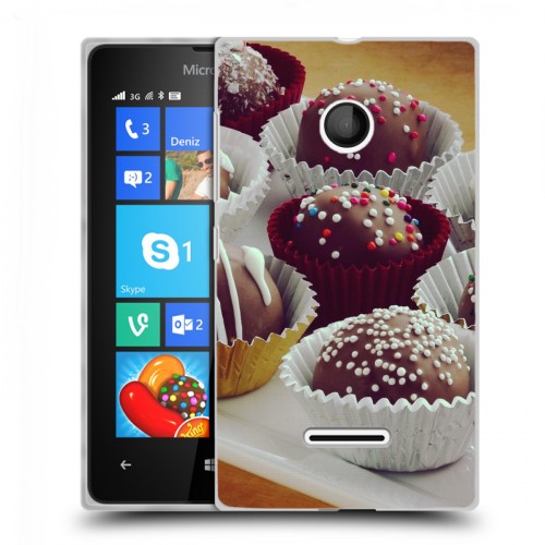 Дизайнерский пластиковый чехол для Microsoft Lumia 435 Конфеты