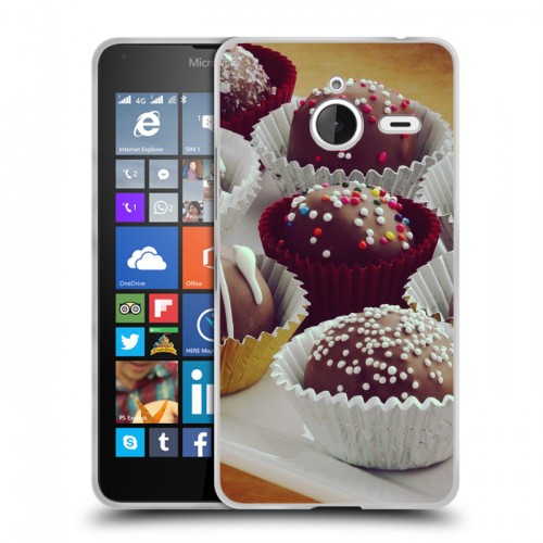 Дизайнерский пластиковый чехол для Microsoft Lumia 640 XL Конфеты