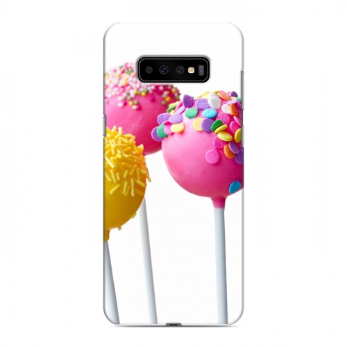 Дизайнерский пластиковый чехол для Samsung Galaxy S10 Plus Конфеты