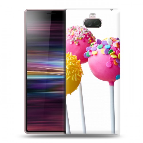 Дизайнерский силиконовый чехол для Sony Xperia 10 Конфеты