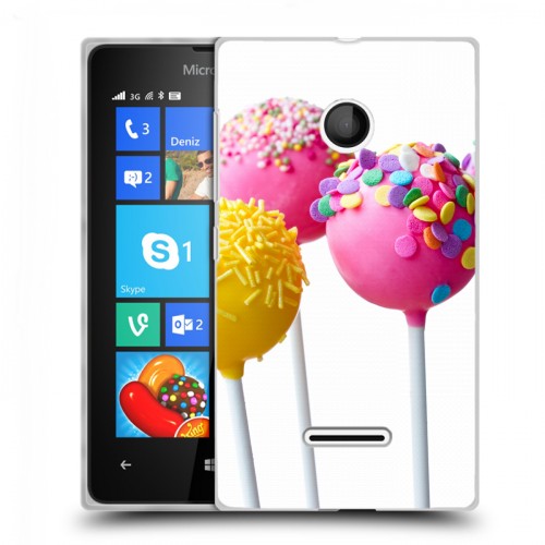 Дизайнерский пластиковый чехол для Microsoft Lumia 435 Конфеты