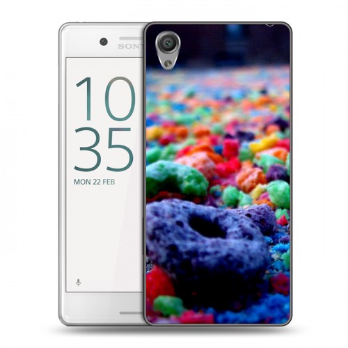 Дизайнерский пластиковый чехол для Sony Xperia X Performance Конфеты