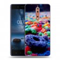 Дизайнерский пластиковый чехол для Nokia 8 Конфеты