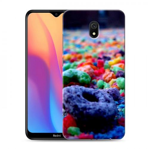 Дизайнерский силиконовый с усиленными углами чехол для Xiaomi RedMi 8A Конфеты