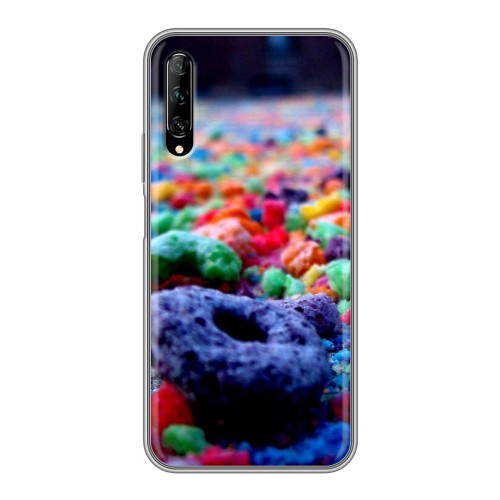 Дизайнерский силиконовый чехол для Huawei Y9s Конфеты