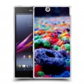 Дизайнерский пластиковый чехол для Sony Xperia Z Ultra  Конфеты