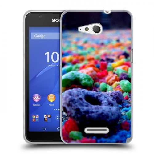 Дизайнерский пластиковый чехол для Sony Xperia E4g Конфеты