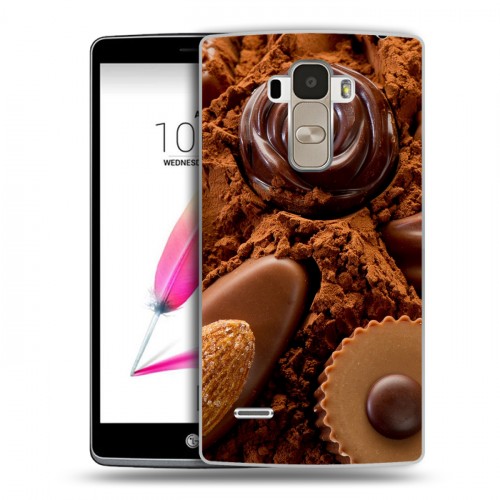 Дизайнерский пластиковый чехол для LG G4 Stylus Конфеты