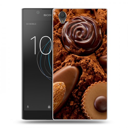 Дизайнерский пластиковый чехол для Sony Xperia L1 Конфеты