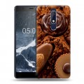 Дизайнерский пластиковый чехол для Nokia 5.1 Конфеты