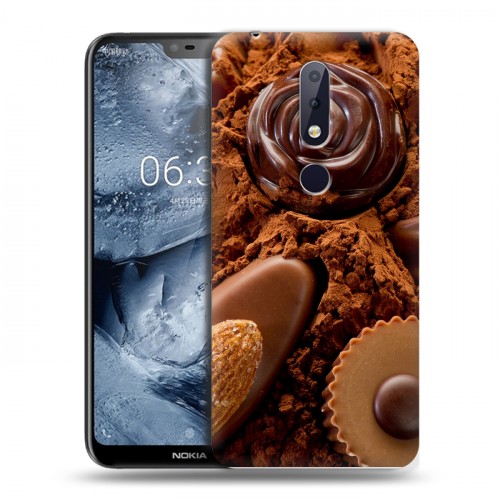 Дизайнерский пластиковый чехол для Nokia 6.1 Plus Конфеты