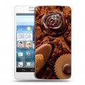 Дизайнерский пластиковый чехол для Huawei Ascend D2 Конфеты