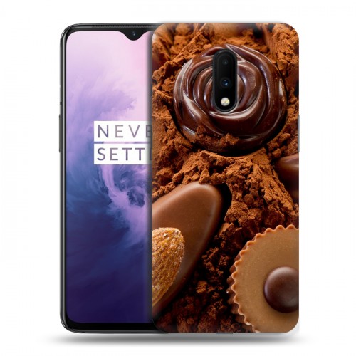 Дизайнерский пластиковый чехол для OnePlus 7 Конфеты