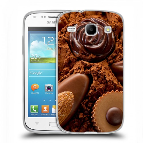 Дизайнерский пластиковый чехол для Samsung Galaxy Core Конфеты