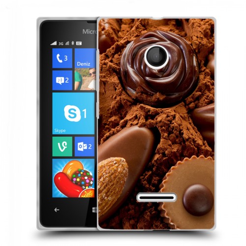 Дизайнерский пластиковый чехол для Microsoft Lumia 435 Конфеты