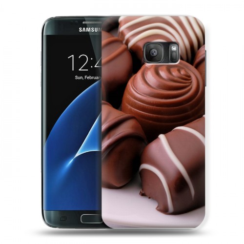 Дизайнерский силиконовый с усиленными углами чехол для Samsung Galaxy S7 Конфеты