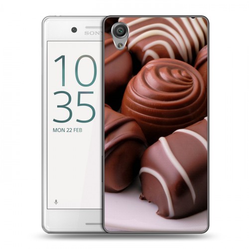 Дизайнерский пластиковый чехол для Sony Xperia X Performance Конфеты