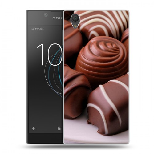 Дизайнерский пластиковый чехол для Sony Xperia L1 Конфеты