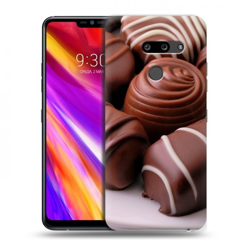 Дизайнерский пластиковый чехол для LG G8 ThinQ Конфеты