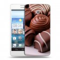 Дизайнерский пластиковый чехол для Huawei Ascend D2 Конфеты