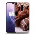 Дизайнерский пластиковый чехол для OnePlus 7 Конфеты