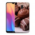 Дизайнерский силиконовый с усиленными углами чехол для Xiaomi RedMi 8A Конфеты