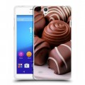 Дизайнерский пластиковый чехол для Sony Xperia C4 Конфеты