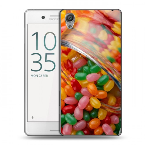 Дизайнерский пластиковый чехол для Sony Xperia X Performance Конфеты