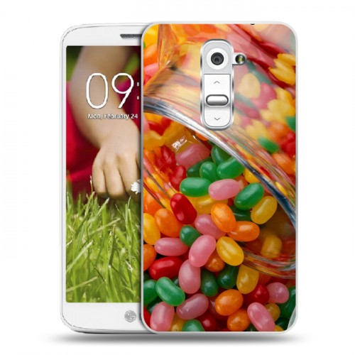Дизайнерский пластиковый чехол для LG Optimus G2 mini Конфеты