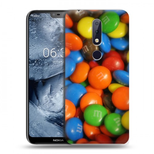 Дизайнерский пластиковый чехол для Nokia 6.1 Plus Конфеты