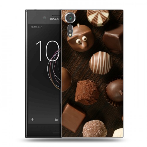 Дизайнерский пластиковый чехол для Sony Xperia XZs Конфеты