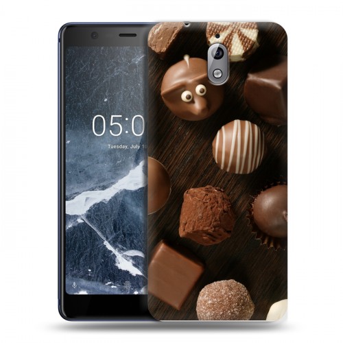 Дизайнерский пластиковый чехол для Nokia 3.1 Конфеты