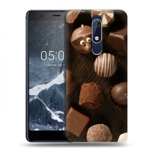 Дизайнерский пластиковый чехол для Nokia 5.1 Конфеты