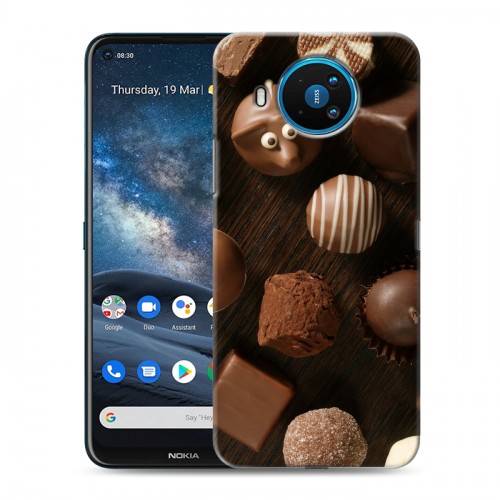 Дизайнерский силиконовый чехол для Nokia 8.3 Конфеты