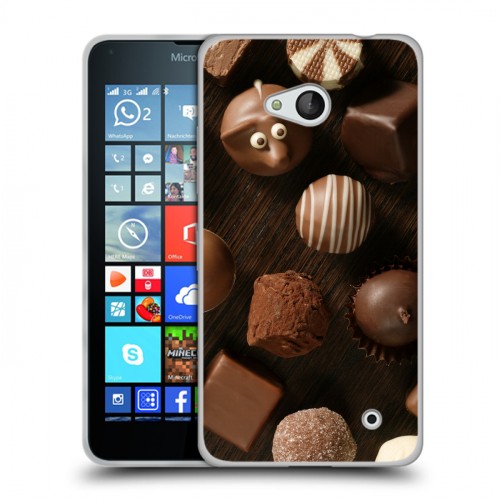 Дизайнерский пластиковый чехол для Microsoft Lumia 640 Конфеты