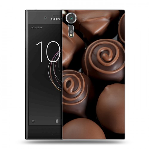 Дизайнерский пластиковый чехол для Sony Xperia XZs Конфеты