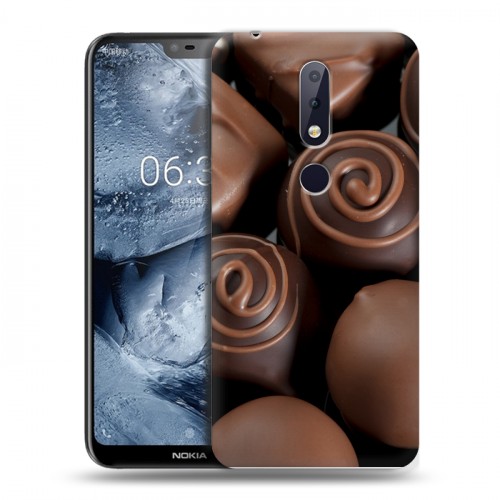 Дизайнерский пластиковый чехол для Nokia 6.1 Plus Конфеты