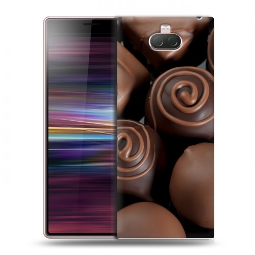 Дизайнерский силиконовый чехол для Sony Xperia 10 Конфеты