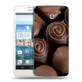 Дизайнерский пластиковый чехол для Huawei Ascend D2 Конфеты