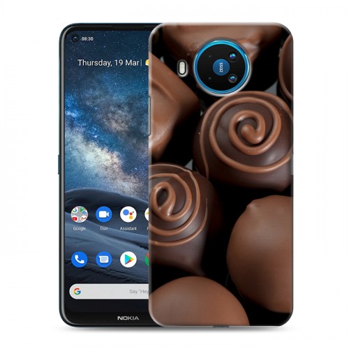 Дизайнерский силиконовый чехол для Nokia 8.3 Конфеты