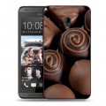 Дизайнерский пластиковый чехол для HTC Desire 700 Конфеты