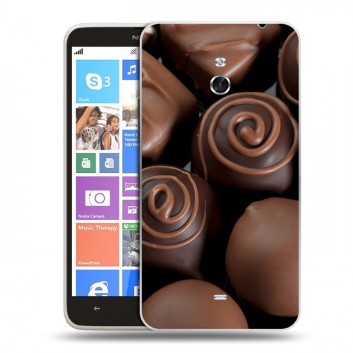 Дизайнерский пластиковый чехол для Nokia Lumia 1320 Конфеты