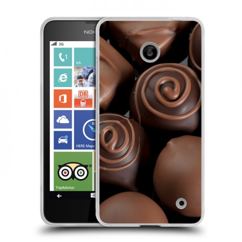 Дизайнерский пластиковый чехол для Nokia Lumia 630/635 Конфеты