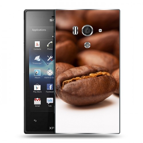 Дизайнерский пластиковый чехол для Sony Xperia acro S Кофе напиток