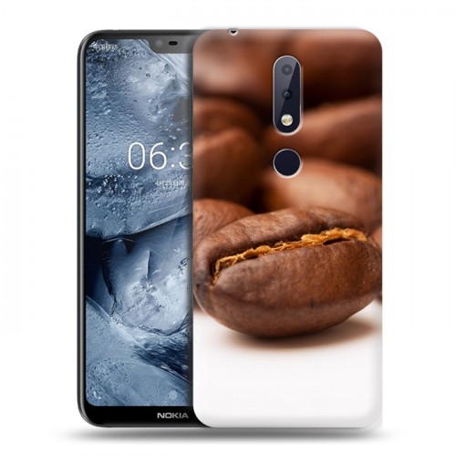 Дизайнерский пластиковый чехол для Nokia 6.1 Plus Кофе напиток