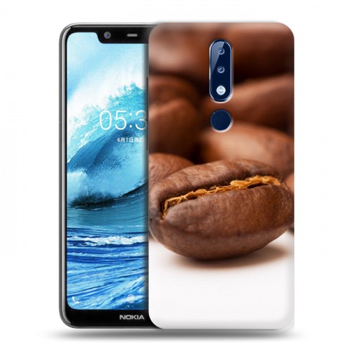 Дизайнерский силиконовый чехол для Nokia 5.1 Plus Кофе напиток