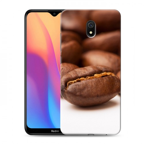 Дизайнерский силиконовый с усиленными углами чехол для Xiaomi RedMi 8A Кофе напиток