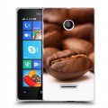 Дизайнерский пластиковый чехол для Microsoft Lumia 435 Кофе напиток