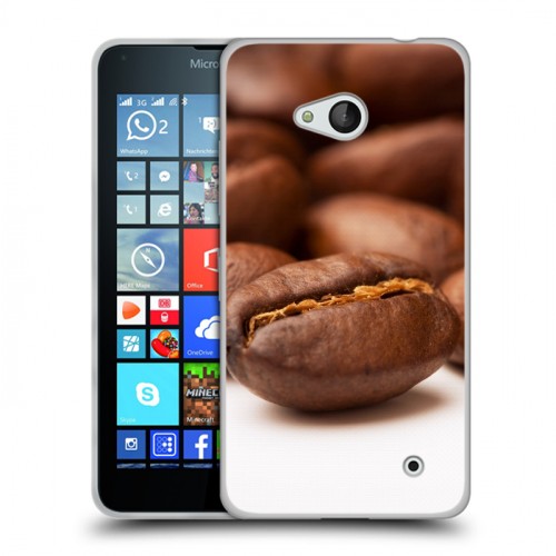 Дизайнерский пластиковый чехол для Microsoft Lumia 640 Кофе напиток