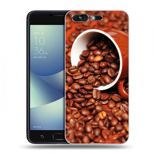 Дизайнерский силиконовый чехол для ASUS ZenFone 4 Pro Кофе напиток